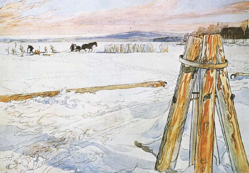 Carl Larsson Harverstion Ice